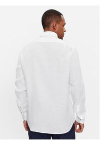PAUL & SHARK - Paul&Shark Koszula 24413080 Biały Slim Fit. Kolor: biały. Materiał: len #2