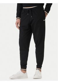 BOSS Spodnie dresowe Iconic 50554830 Czarny Regular Fit. Kolor: czarny. Materiał: bawełna #1