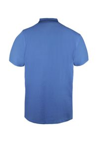 Koszulka Polo - Męska - Pako Jeans - Niebieska, Dekolt na Zamek. Okazja: na co dzień. Typ kołnierza: polo. Kolor: niebieski. Materiał: bawełna. Styl: casual #4