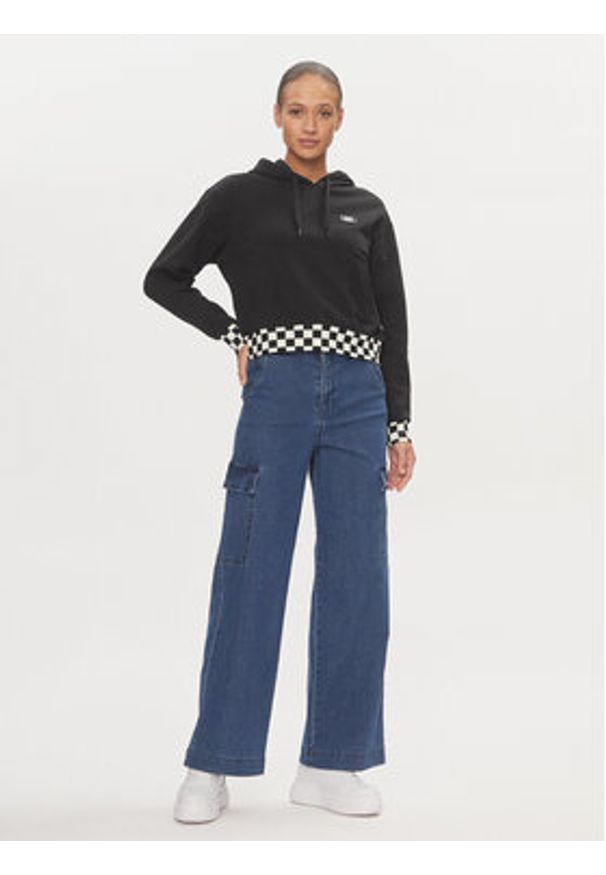 Vans Bluza Boom Boom Check VN000GJ2 Czarny Regular Fit. Kolor: czarny. Materiał: bawełna