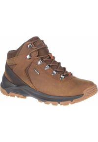 Buty Trekkingowe Męskie Merrell Erie Mid LTR Waterproof. Kolor: brązowy. Sport: turystyka piesza #1