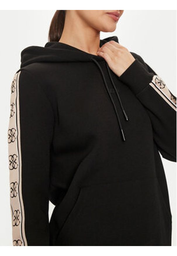 Guess Bluza V4YQ11 KB3P2 Czarny Regular Fit. Kolor: czarny. Materiał: bawełna, syntetyk