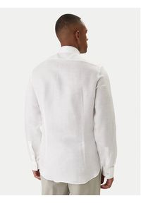 Calvin Klein Koszula LV019EU121 Biały Regular Fit. Kolor: biały. Materiał: lyocell #3