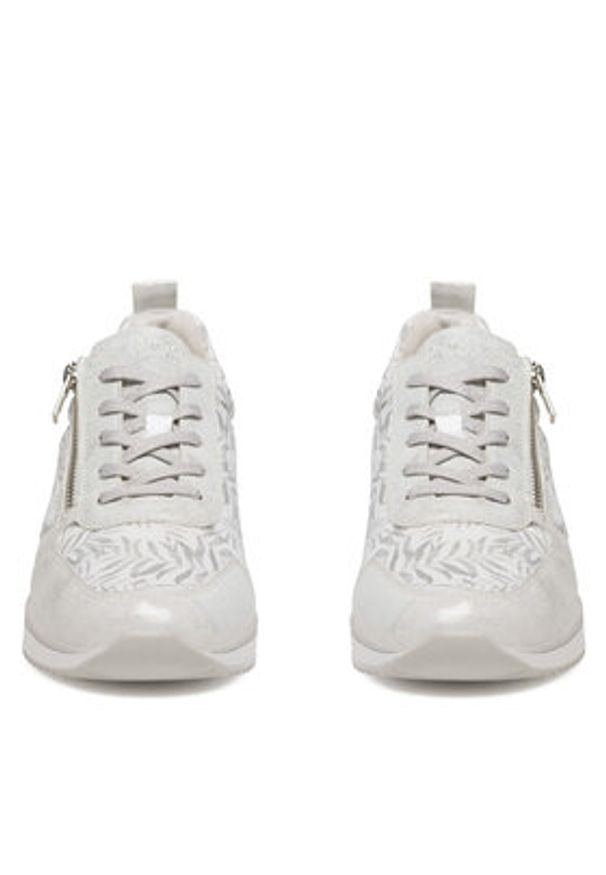 Remonte Sneakersy D2401-91 Srebrny. Kolor: srebrny. Materiał: materiał