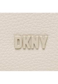 DKNY Torebka Frankie Tz Demi R24HAV88 Beżowy. Kolor: beżowy. Materiał: skórzane #4