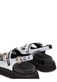 Pinko - PINKO Sandały Kate 03 SD0293 P049 Srebrny. Kolor: srebrny. Materiał: skóra #3