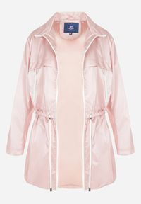 Born2be - Różowa Kurtka Layna. Typ kołnierza: kołnierzyk stójkowy. Kolor: różowy. Materiał: materiał. Długość rękawa: długi rękaw. Długość: długie #7