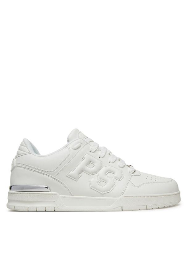 Plein Sport Sneakersy Viper I // GEN.X.05 SAES USC0737 STE003N Biały. Kolor: biały. Materiał: skóra