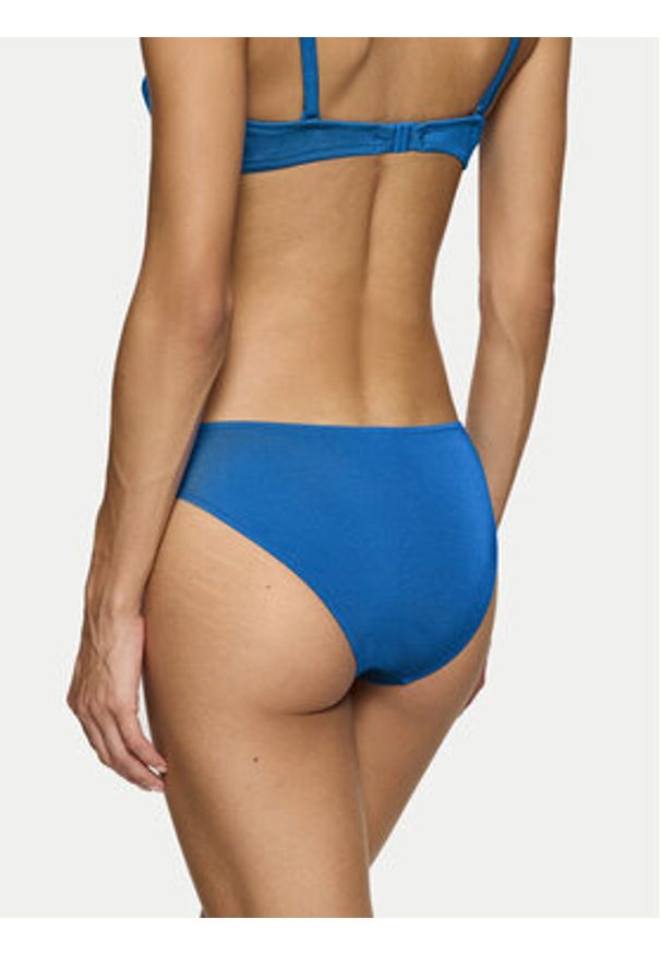 Triumph Dół od bikini Midnight 10222287 Niebieski. Kolor: niebieski. Materiał: syntetyk
