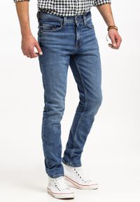 Mustang - MUSTANG VEGAS SLIM MĘSKIE SPODNIE JEANSOWE JEANSY DŻINSY DENIM BLUE 1015350 5000 682. Okazja: na co dzień. Styl: casual #8