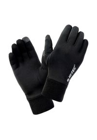 Hi-tec - Rękawiczki Unisex Dla Dorosłych Logo Janni. Kolor: czarny. Sport: turystyka piesza