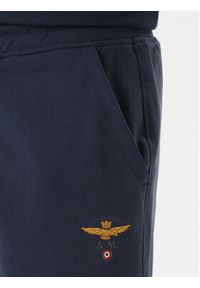 Aeronautica Militare Szorty sportowe 261BF0032UF00674 Granatowy Regular Fit. Kolor: niebieski. Materiał: bawełna. Styl: sportowy #2
