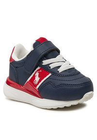 Polo Ralph Lauren Sneakersy RL00295410 T Granatowy. Kolor: niebieski. Materiał: skóra