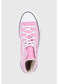 Converse - Trampki. Nosek buta: okrągły. Zapięcie: sznurówki. Kolor: różowy. Materiał: guma #2