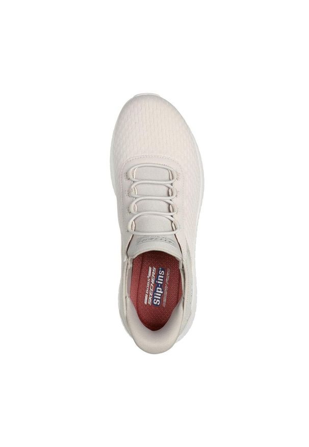 skechers - Damskie BOBS SQUAD CHAOS IN COLOR Sneakersy Biały. Kolor: biały. Materiał: materiał, poliester