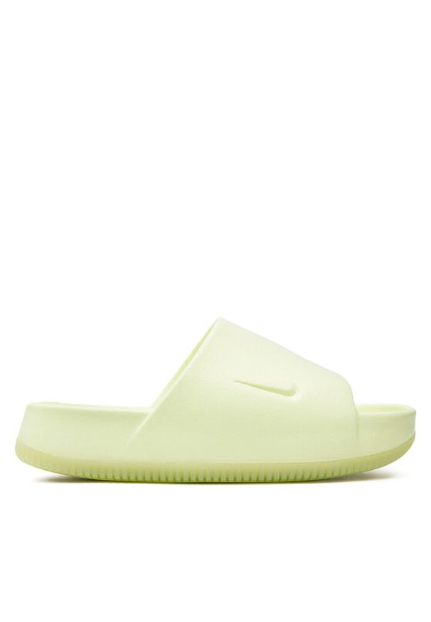 Nike Klapki Calm Slide DX4816 702 Zielony. Kolor: zielony