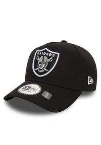 New Era Czapka z daszkiem Las Vegas Raiders Aframe Patch 60580702 Czarny. Kolor: czarny. Materiał: materiał, bawełna