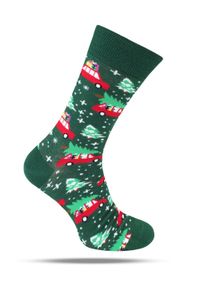 His Story - Tematyczne Skarpetki Bawełniane - Świąteczne w Auta. Materiał: elastan, bawełna, poliamid #1