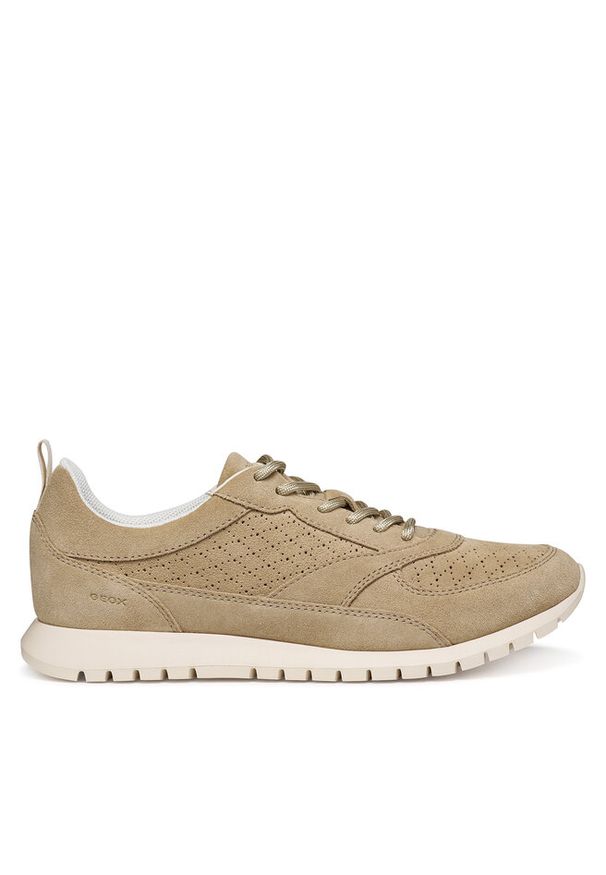Sneakersy Geox. Kolor: beżowy