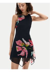 Desigual Sukienka letnia Nala 26SWVW46 Czarny Slim Fit. Kolor: czarny. Materiał: syntetyk. Sezon: lato #6