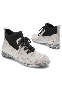 Szare Botki Simen Stylowe Obuwie Damskie. Okazja: na co dzień. Kolor: szary. Materiał: materiał. Sezon: zima, jesień. Styl: elegancki #7