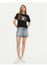 Guess Jeans T-Shirt W5RI43 K8HM0 Czarny Regular Fit. Kolor: czarny. Materiał: bawełna #4