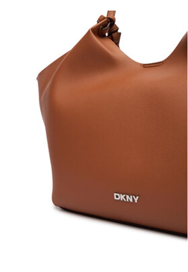 DKNY Torebka R42BAE48 Brązowy. Kolor: brązowy. Materiał: skórzane