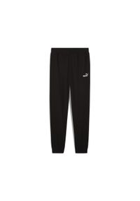 Puma - Męskie spodnie Essentials z logo No. 1 z dżerseju PUMA Black. Kolor: czarny. Materiał: jersey. Sport: fitness