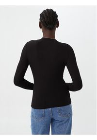Cotton On Bluzka 2054051 Czarny Slim Fit. Kolor: czarny. Materiał: wiskoza