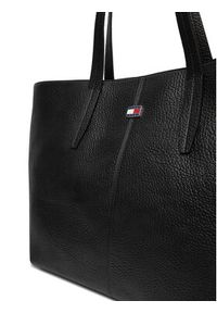 Tommy Jeans Torebka Tjw Slouchy City Tote AW0AW18789 Czarny. Kolor: czarny. Materiał: skórzane #4