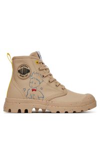 Palladium Trapery Pampa-Petit Prince 74449-286-M Beżowy. Kolor: beżowy. Materiał: materiał #1