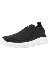 Buty juniorskie Geox Aril. Kolor: czarny. Materiał: tkanina