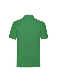 FRUIT OF THE LOOM - Męska Koszulka Polo Premium. Typ kołnierza: polo. Kolor: zielony