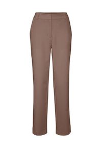 Vero Moda Spodnie materiałowe 10261257 Brązowy Straight Fit. Kolor: brązowy. Materiał: syntetyk #6