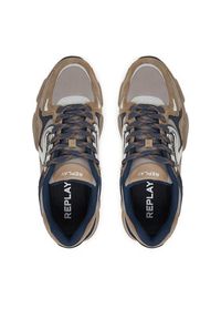 Replay - REPLAY Sneakersy GMS9M .000.C0018T Granatowy. Kolor: niebieski. Materiał: materiał