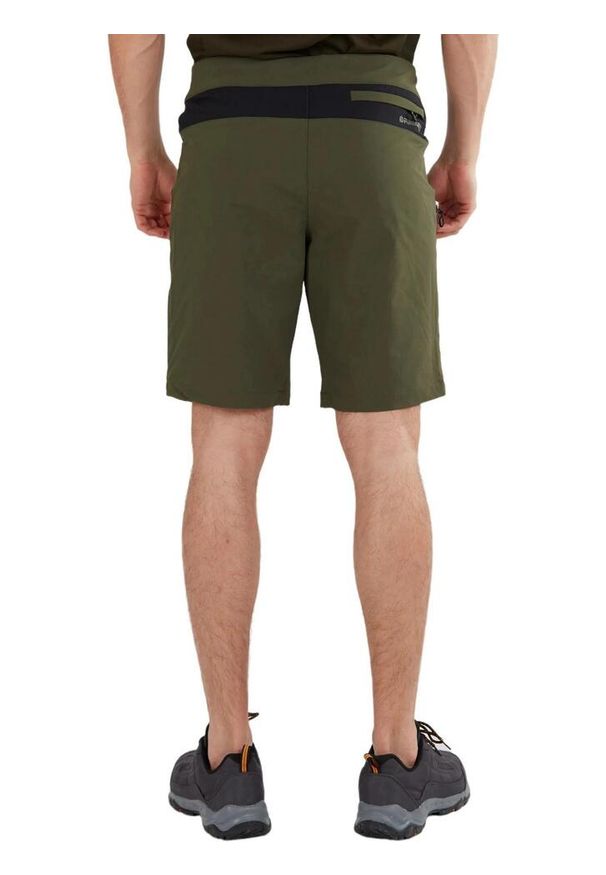 FUNDANGO - Spodenki trekkingowe męskie Fundango Roger Trekking Short. Kolor: czarny, zielony, wielokolorowy. Materiał: poliamid. Sport: turystyka piesza