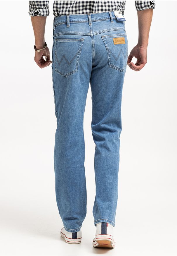 Wrangler - WRANGLER TEXAS MĘSKIE SPODNIE JEANSOWE JEANSY DŻINSY FRIDAY ROCK W121HR47E 112331061. Styl: rockowy