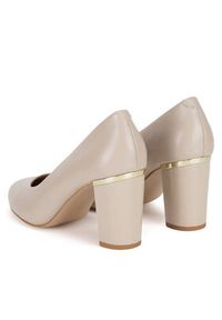 Lasocki Czółenka WYL3154-4Z Beżowy. Kolor: beżowy. Materiał: skóra #2