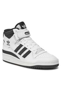 Adidas - adidas Sneakersy Forum Mid J FZ2083 Biały. Kolor: biały. Materiał: skóra #4