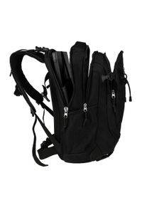 Starter - Plecak Czarny, Pojemny, Męski, Sportowy, Regulowane Zapięcie, z Portem USB -STARTER. Kolor: czarny. Materiał: poliester. Styl: sportowy #2