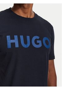 Hugo - HUGO T-Shirt Dulivio 50467556 Granatowy Regular Fit. Kolor: niebieski. Materiał: bawełna #5