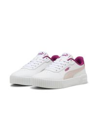 Puma - Młodzieżowe sneakersy Carina 2.0 PUMA White Mauve Mist Magenta Gleam Pink. Kolor: biały, różowy, wielokolorowy. Sezon: lato #1