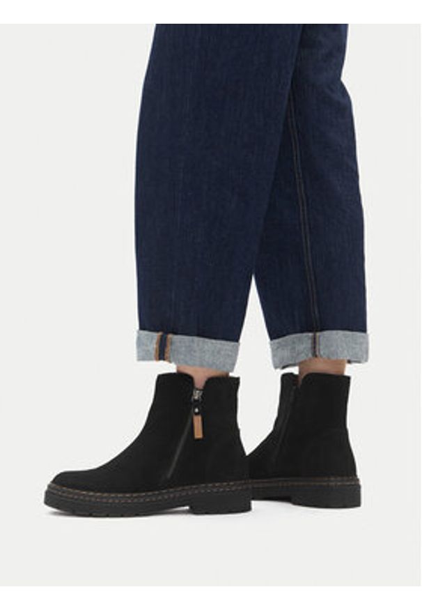 Lasocki Botki CEO-WI23-MICHAELA-03 Czarny. Kolor: czarny. Materiał: skóra, zamsz