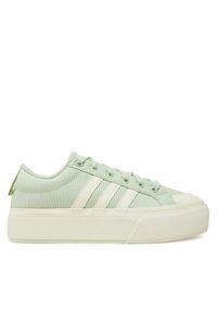 Adidas - Sneakersy adidas. Kolor: zielony. Obcas: na platformie #1