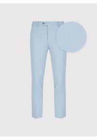 Pako Lorente - PAKO LORENTE - Błekitne spodnie ganiturowe. Materiał: poliester, elastan, wiskoza. Wzór: gładki. Sezon: wiosna, lato #2