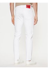 Hugo - HUGO Jeansy 50530605 Biały Slim Fit. Kolor: biały #3