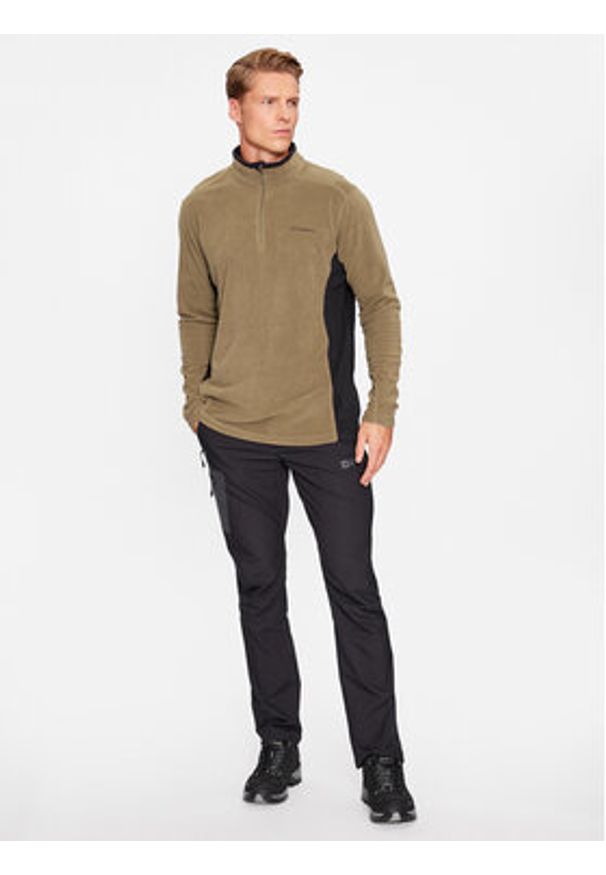 columbia - Columbia Polar Klamath Range™ II Half Zip Brązowy Regular Fit. Kolor: brązowy. Materiał: syntetyk