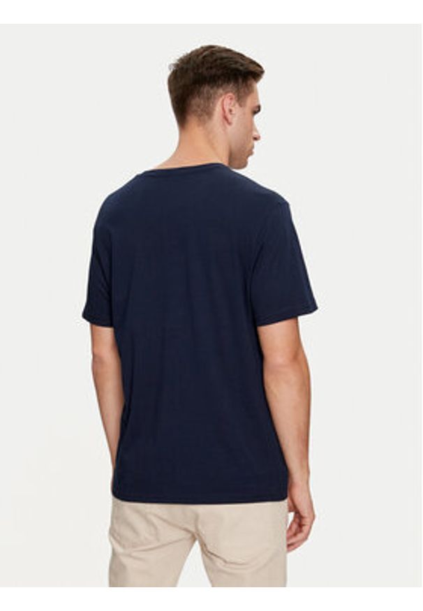 United Colors of Benetton - United Colors Of Benetton T-Shirt 3I1XU1096 Granatowy Regular Fit. Kolor: niebieski. Materiał: bawełna