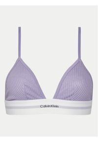 Calvin Klein Underwear Biustonosz braletka LV00QF8248 Fioletowy. Kolor: fioletowy. Materiał: bawełna