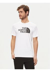 The North Face T-Shirt Easy NF0A87N5 Biały Regular Fit. Kolor: biały. Materiał: bawełna #1